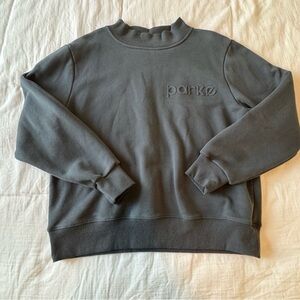 Navy Parke Mockneck